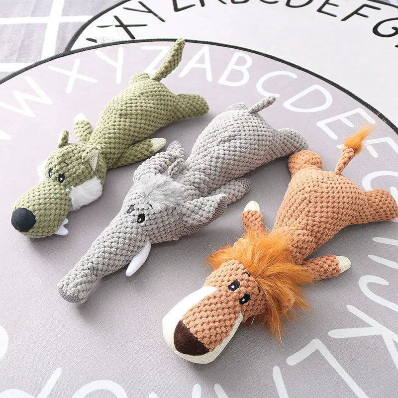 Jouet Chien Peluche Squeak Durables
